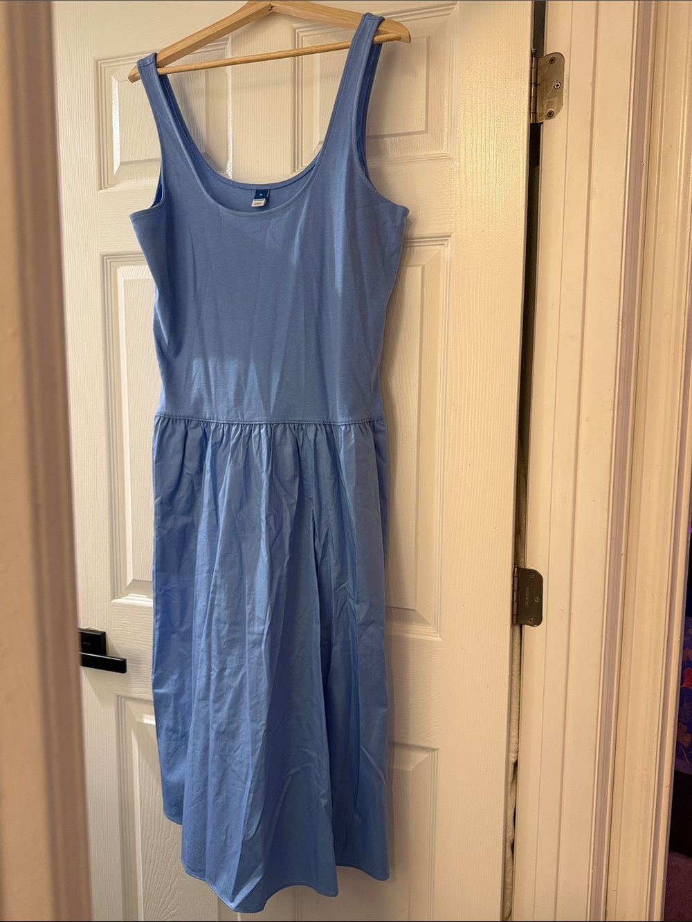 Old Navy Light Blue Scoop Neck Tank Dress